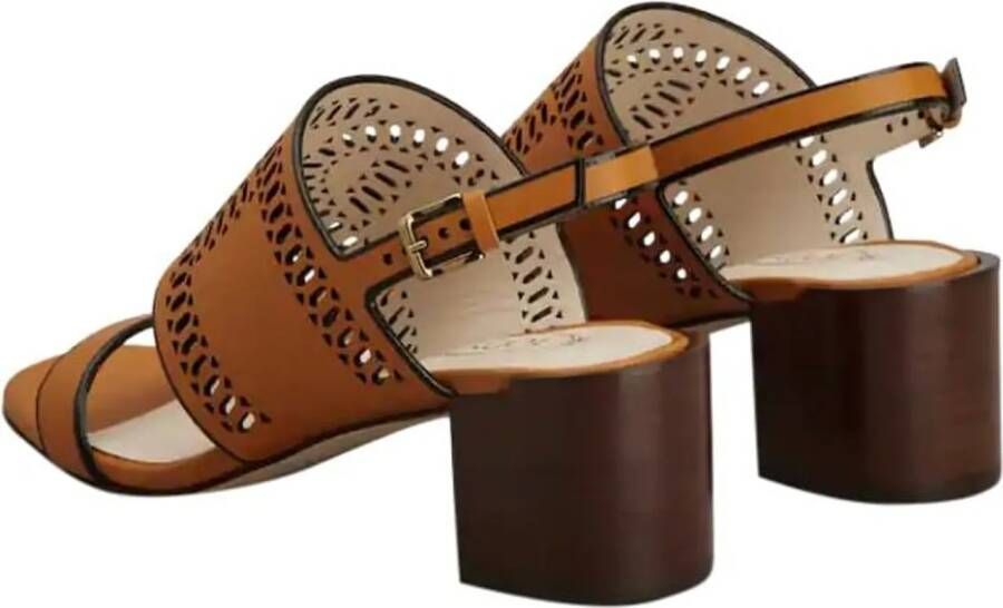 TOD'S Hoge hakken Sandals Ochre in bruin