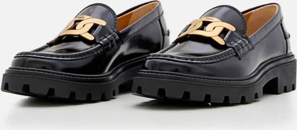 TOD'S Loafers Patent Leather Loafers in zwart