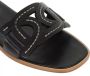 TOD'S Sandalen Catena Strap Slides Leather in zwart - Thumbnail 1