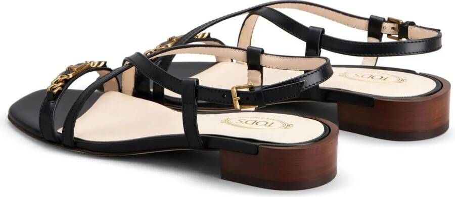 TOD'S Sandalen Sandals Black in zwart