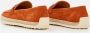 TOD'S Suede Loafers With Refined Metal Detailing in oranje - Thumbnail 1