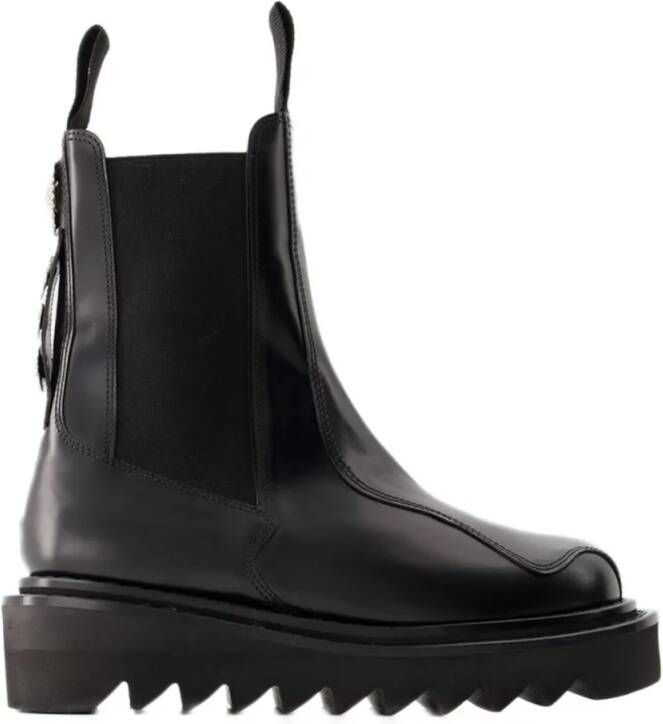 Toga Pulla Boots & laarzen Boots Leather Black in zwart