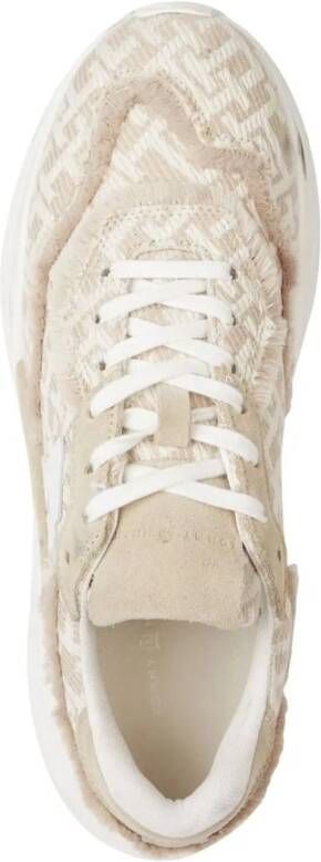 Tommy Hilfiger Low-Top Sneakers Jacquard Monogram Sneakers in beige