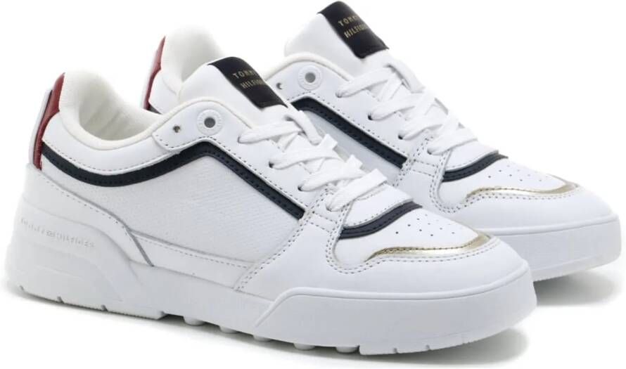 Tommy Hilfiger Low-Top Sneakers Low Th Basket Sneakers in wit