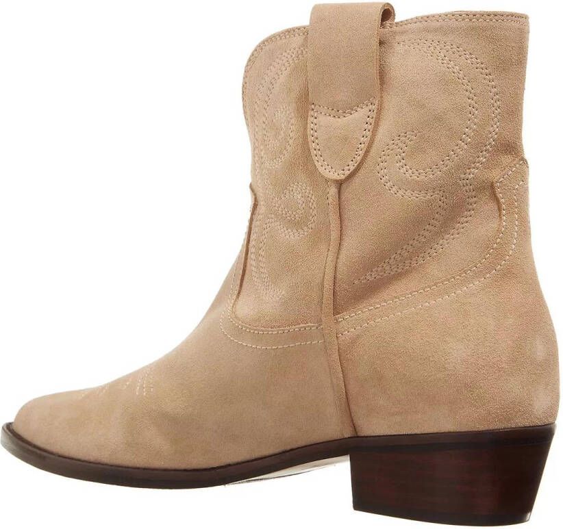 Toral Boots & laarzen Suede Western Booties in beige