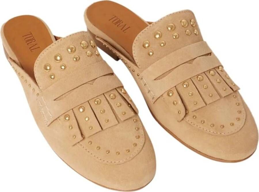 Toral Sandalen Camille Slippers Zand Tl-camille in beige