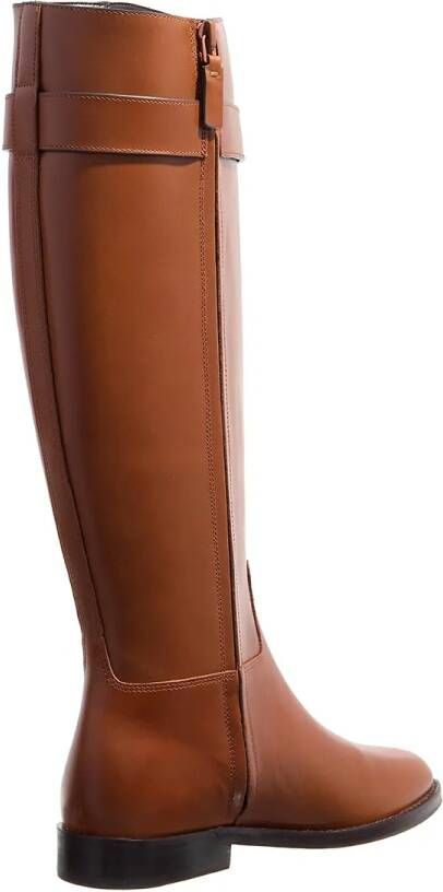 TORY BURCH Boots & laarzen T Lock Riding Boot in cognac