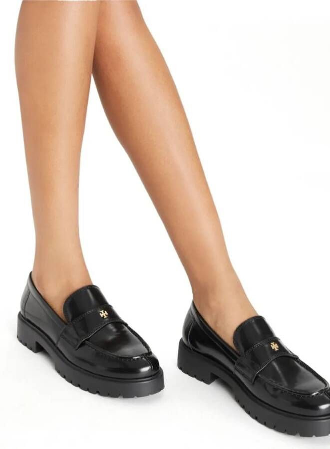 TORY BURCH Loafers & ballerina schoenen Classic Lug Loafer in zwart