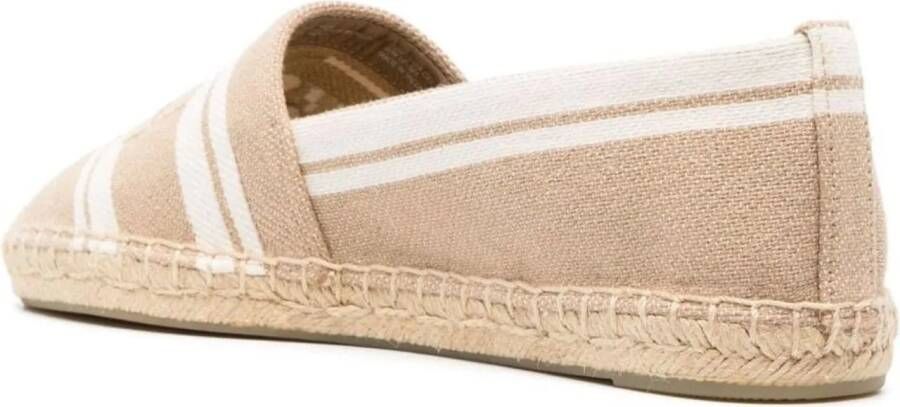 TORY BURCH Sneakers Double T Jacquard Logo Espadrilles in beige