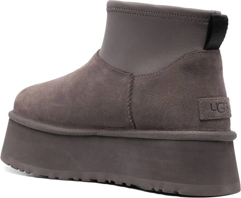 Ugg Boots & laarzen Grey suede Classic Mini Dipper ankle boots in grijs