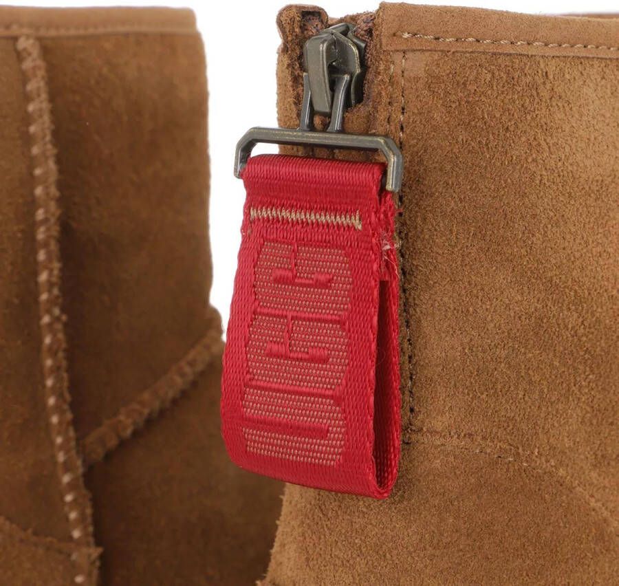 Ugg Boots & laarzen W Classic Mini Logo Zip in cognac