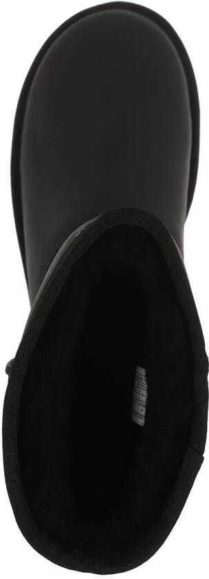 Ugg Classic Short Leather laarzen voor Dames in Black - Foto 2