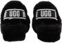 Ugg Oh Yeah Slide Dames Slippers en Sandalen Black Leer Foot Locker - Thumbnail 8