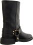 Valentino Garavani Zwarte VLogo Signature Square Toe Laarzen Black Dames - Thumbnail 2