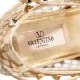 Valentino Garavani Loafers & ballerina schoenen Ballerina Rockstud 05 in goud - Thumbnail 1