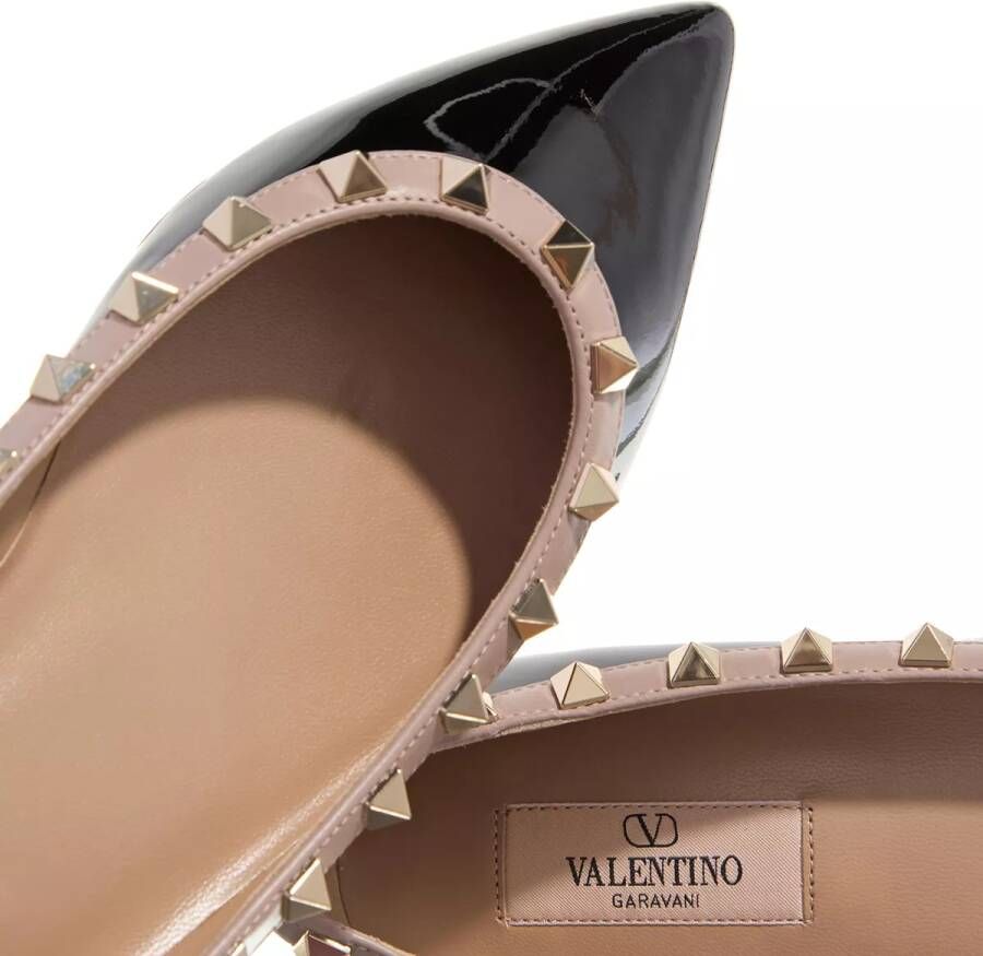 Valentino Garavani Loafers & ballerina schoenen Ballerina Rockstud in beige