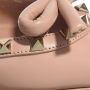 Valentino Garavani Loafers Rockstud Bow T.05 Ballerina in poeder roze - Thumbnail 1