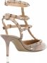 Valentino Garavani Pumps & high heels Rockstud Ankle Strap T.65 in beige - Thumbnail 1