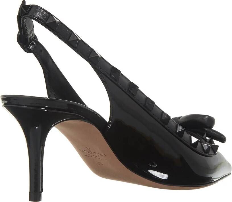 Valentino Garavani Pumps & high heels Sling Back Rockstud Bow in zwart