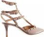 Valentino Garavani Sandalen Rockstud Ankle Strap Sandali Con Tacco in poeder roze - Thumbnail 1