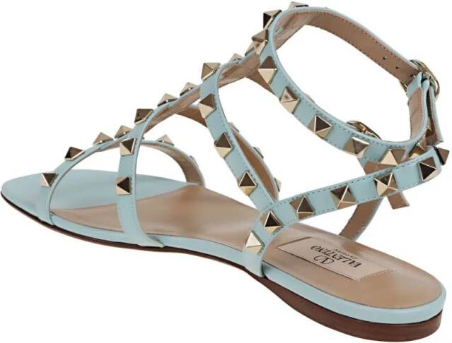 Valentino Garavani Sandalen Rockstud T. 05 Sandal in blauw