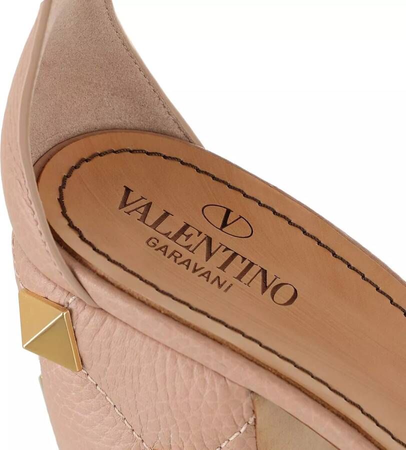 Valentino Garavani Sandalen Roman Stud Heeled Sandals Leather in beige