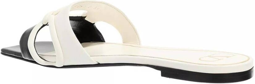 Valentino Garavani Sandalen Sandals Flat Vg Chain 1967 Slide in wit