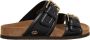 Valentino Garavani Sandalen Slide Fussfriend Crosta in zwart - Thumbnail 1