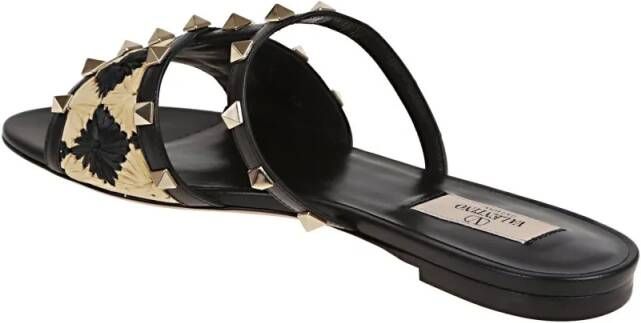 Valentino Garavani Sandalen Slide Rockstud T. 05 in zwart