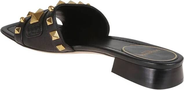 Valentino Garavani Slippers & Mules Black Vg Plaster Caster T. 20 Slide in zwart