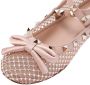 Valentino Loafers & ballerina schoenen Silk Rose Cannelle Ballerina in beige - Thumbnail 1