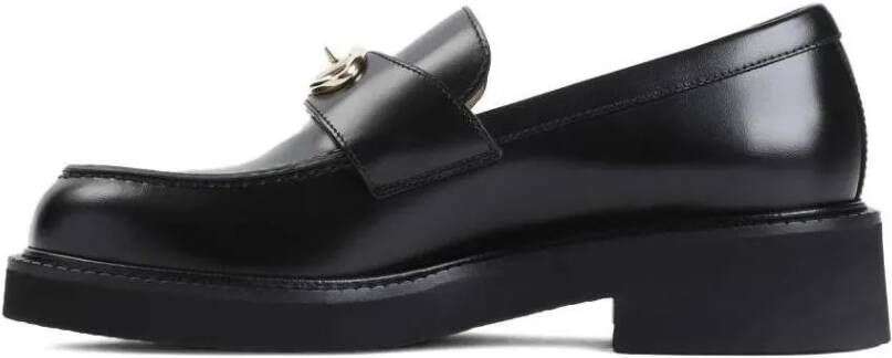 Valentino Loafers Vlogo Locker Laofers in zwart