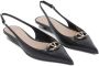 Valentino Pumps & high heels Black Leather Ballerina in beige - Thumbnail 1