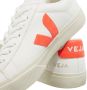 Veja Leren Logo Sneakers Vetersluiting Ronde Neus White - Thumbnail 2