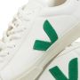 Veja Groene Leren Sneakers met Logo Detail White - Thumbnail 3