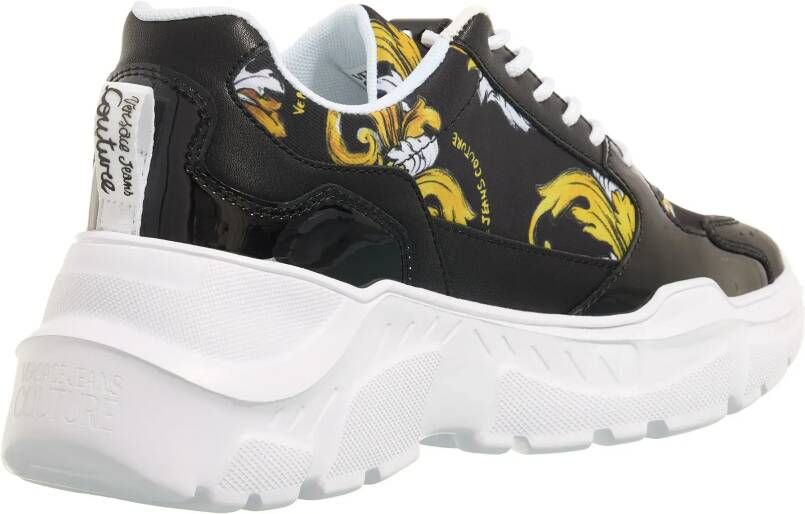 Versace Jeans Couture Low-Top Sneakers Fondo Speedtrack Dis. Sc7 in zwart