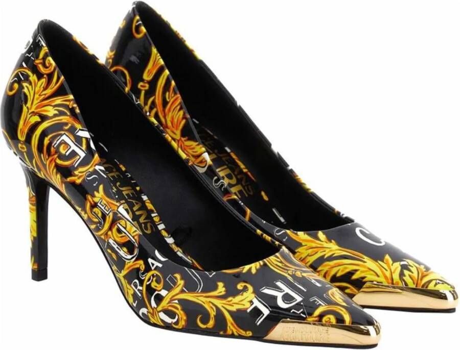 Versace Jeans Couture Low-Top Sneakers High heel shoes Black in zwart