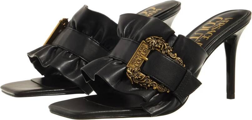 Versace Jeans Couture Sandalen met hak Fondo Emily Dis. S70 in zwart