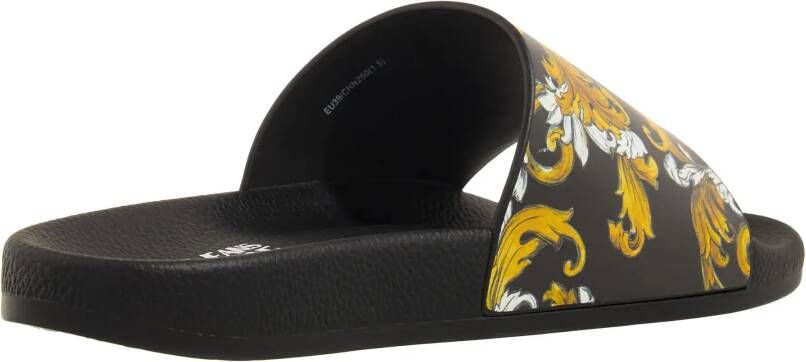 Versace Jeans Couture Slippers & Mules Fondo Shelly Dis. Sq3 in zwart