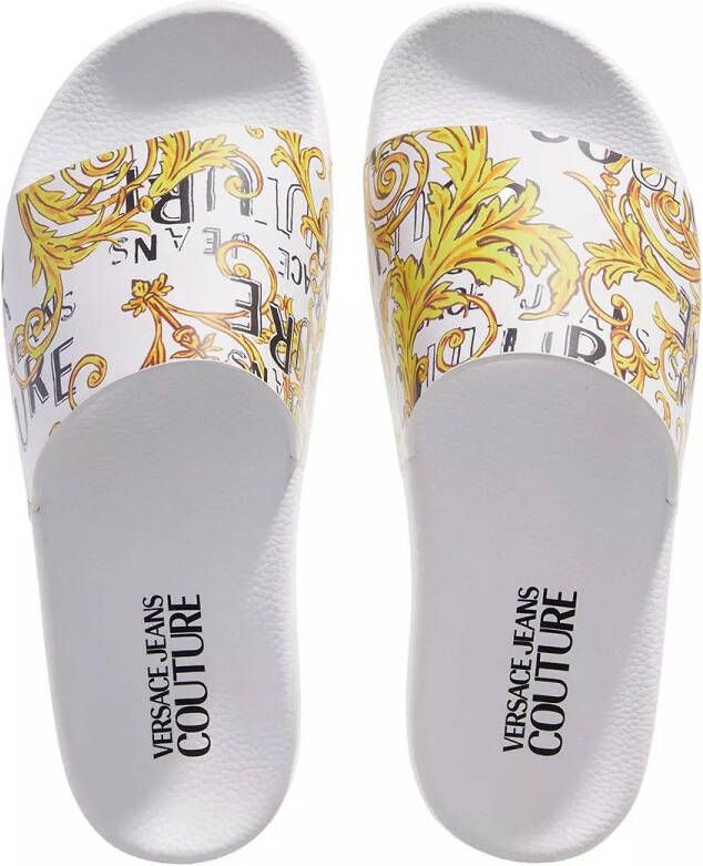 Versace Jeans Couture Slippers Fondo Shelly in goud