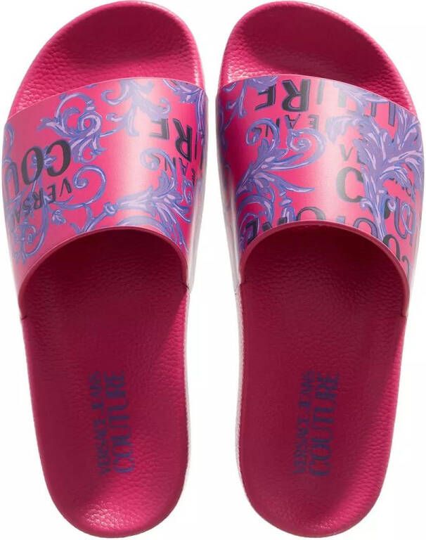 Versace Jeans Couture Slippers Fondo Shelly in roze