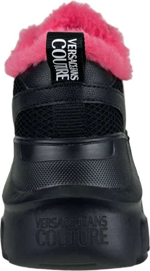 Versace Jeans Couture Sneakers Dames Sneaker Zwart in zwart