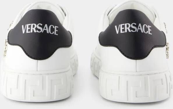 Versace Low-Top Sneakers La Greca Sneakers Canvas White in wit