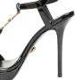 Versace Sandalen Black Patent Leather Medusa 95 Sandals in zwart - Thumbnail 1