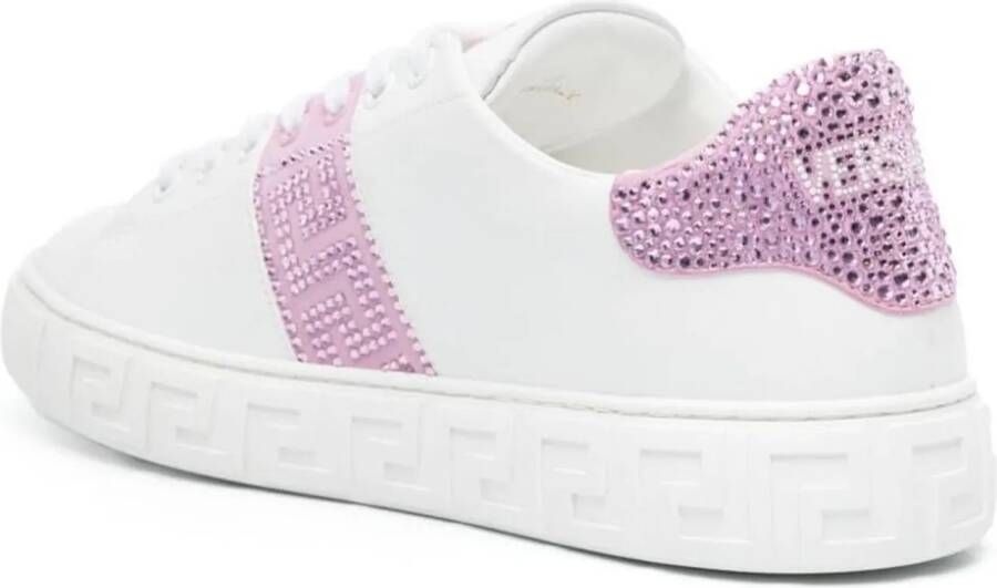 Versace Low-Top Sneakers Pink in poeder roze