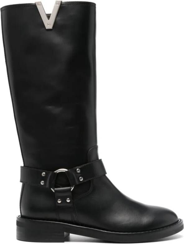 Via Roma 15 Boots Black Malibu Boot in zwart