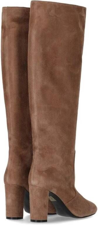 Via Roma 15 Boots & laarzen BEIGE WILDLEDER HOHER STIEFEL MIT ABSA in beige