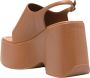 Vic Matié Slippers & Mules Sandals Brown in bruin - Thumbnail 1