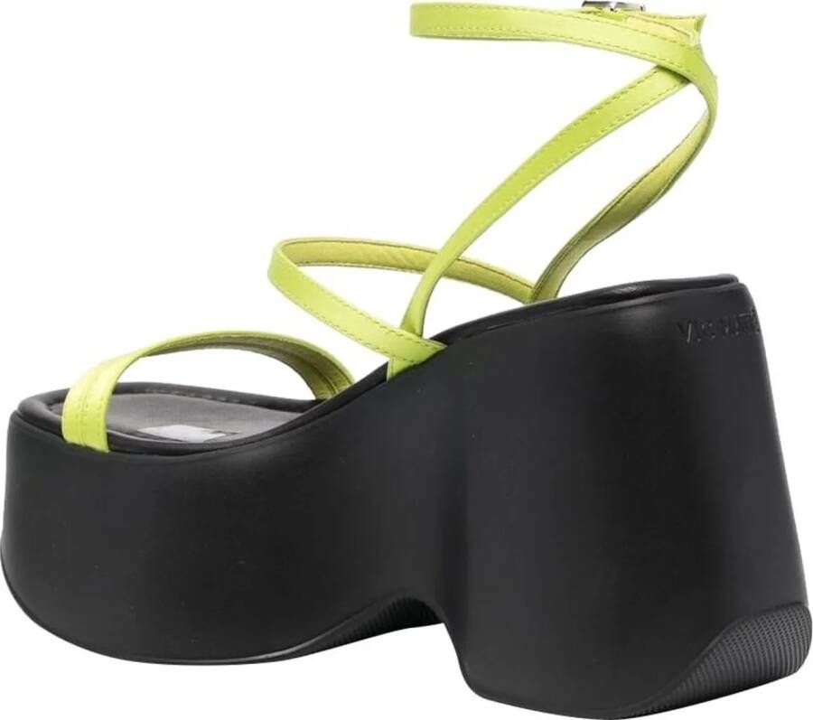 Vic Matié Slippers Sandals Green in groen