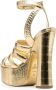 Vivienne Westwood Slippers & Mules Sandals Golden Gold in goud - Thumbnail 1